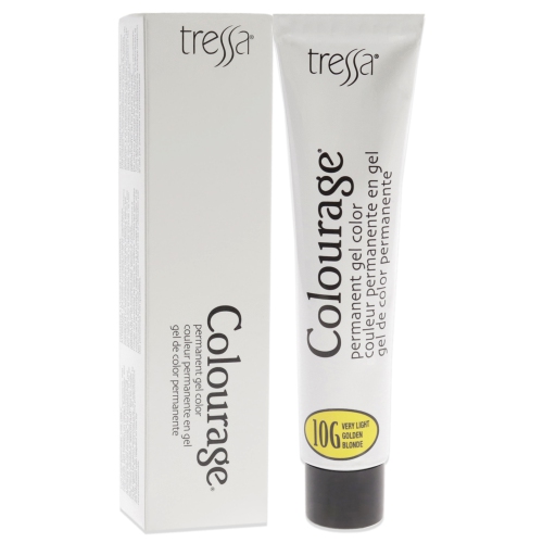 Colourage Permanent Gel Color - 10G Very Light Golden Blonde by Tressa for Unisex - 2 oz Hair Color
