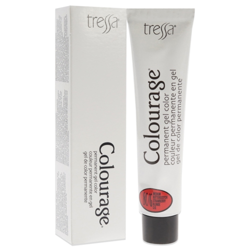 Colourage Permanent Gel Color - 8CG Medium Butterscotch Strawberry Blonde by Tressa for Unisex - 2 oz Hair Color