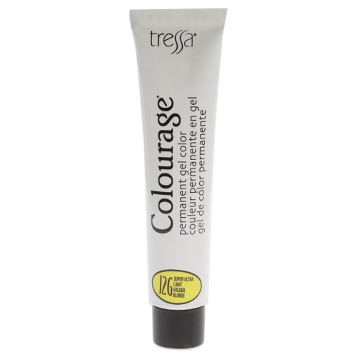 Colourage Permanent Gel Color - 12G Super Ultra Light Golden Blonde by Tressa for Unisex - 2 oz Hair Color