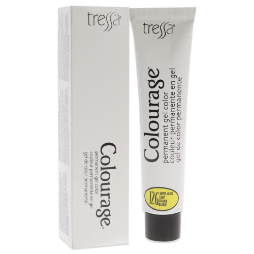 Colourage Permanent Gel Color - 12G Super Ultra Light Golden Blonde by Tressa for Unisex - 2 oz Hair Color