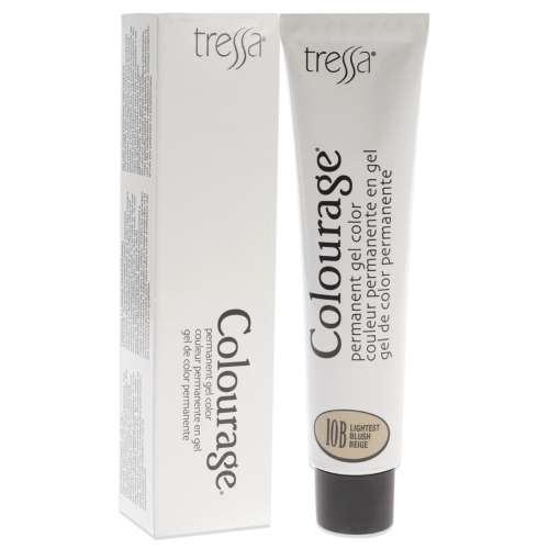 Colourage Permanent Gel Color - 10B Lightest Blush Beige by Tressa for Unisex - 2 oz Hair Color