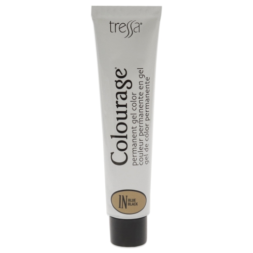 Colourage Permanent Gel Color - 1N Blue Black by Tressa for Unisex - 2 oz Hair Color