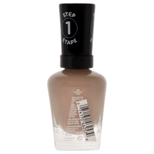Miracle Gel - 212 Mocha Me Crazy by Sally Hansen for Women - 0.5 oz Nail Polish