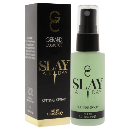 Slay All Day Setting Spray Mini - Cucumber by Gerard Cosmetic for Women - 1.01 oz Setting Spray