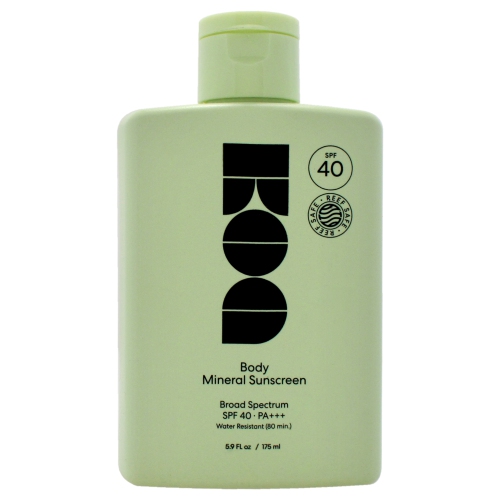 Body Mineral Sunscreen SPF 40 PA Plus - Invisible by KOA for Unisex - 5.9 oz Sunscreen
