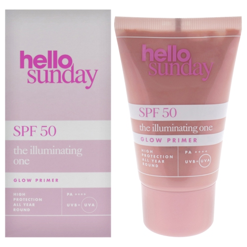 L'apprêt lumineux lumineux lumineux lumineux One SPF 50 PA Plus par Hello Sunday pour l'apprêt unisexe 1,7&nbsp;oz