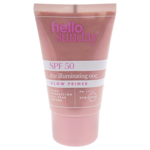 L'apprêt lumineux lumineux lumineux lumineux One SPF 50 PA Plus par Hello Sunday pour l'apprêt unisexe 1,7&nbsp;oz