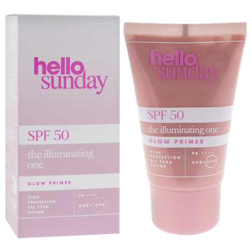 L'apprêt lumineux lumineux lumineux lumineux One SPF 50 PA Plus par Hello Sunday pour l'apprêt unisexe 1,7&nbsp;oz