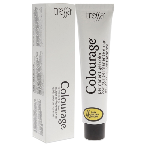 Colourage Permanent Gel Color - 4G Dark Golden Brown by Tressa for Unisex - 2 oz Hair Color