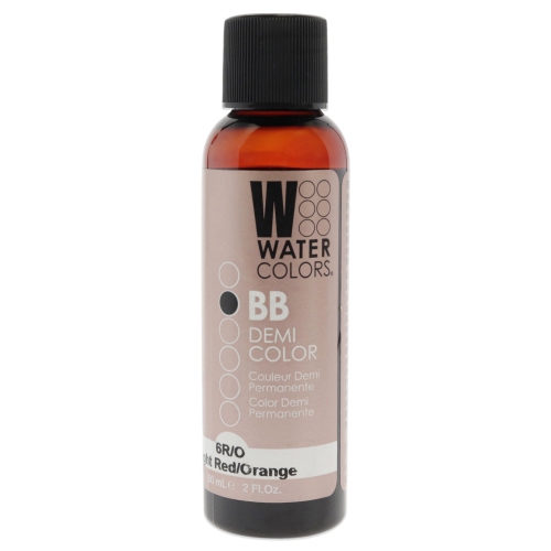 Aquarelle BB Demi-Permanent Hair Color - 6Le rouge clair orange par Tressa pour unisexe - 2&nbsp;oz Hair Color