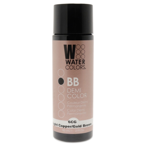 Aquarelle BB Demi-Permanent Hair Color - 6CSCopper Light Copper Gold Brown par Tressa pour unisexe - 2&nbsp;oz Hair Color