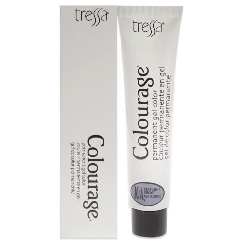 Colorant en gel permanent - 10&nbsp;A très clair blond cendré fumé par Tressa pour unisexe - Colorant capillaire 2&nbsp;oz