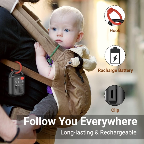 Noise Sound Machine Machine à bruit blanc 12 couleurs Machine à bruit avec 30 sons apaisants pour le sommeil Appareil sonore pour les voyages à