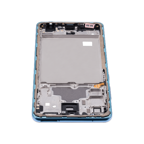 Boîtier moyen de remplacement compatible avec le Galaxy A72 de Samsung (Bleu extraordinaire)