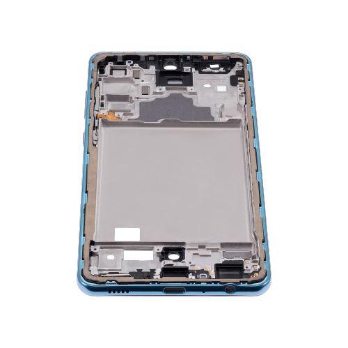 Boîtier moyen de remplacement compatible avec le Galaxy A72 de Samsung (Bleu extraordinaire)