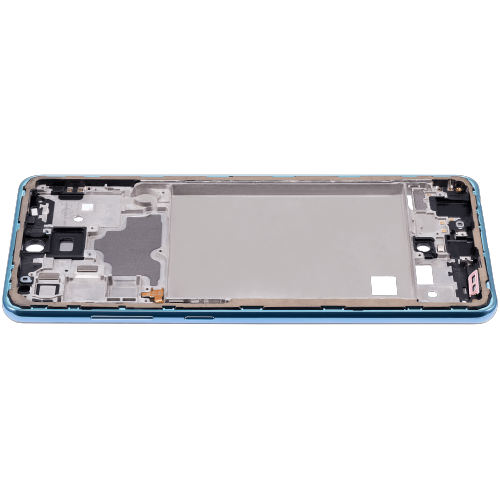 Boîtier moyen de remplacement compatible avec le Galaxy A72 de Samsung (Bleu extraordinaire)