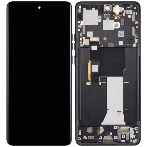 ESOURCE PARTS  Refurbished (Excellent) - Oled Assembly With Frame Compatible With Motorola Moto Edge 2023 (Xt2305) (Eclipse Black)