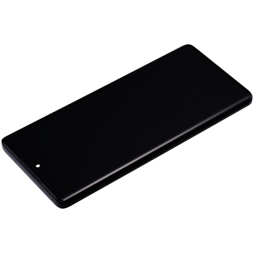 OLED Assembly With Frame Compatible With Motorola Moto Edge 2023 (XT2305) (Eclipse Black) by ESOURCE PARTS - Refurbished condition - Image 4