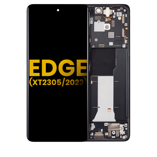 OLED Assembly With Frame Compatible With Motorola Moto Edge 2023 (XT2305) (Eclipse Black) by ESOURCE PARTS - Refurbished condition - Image 9