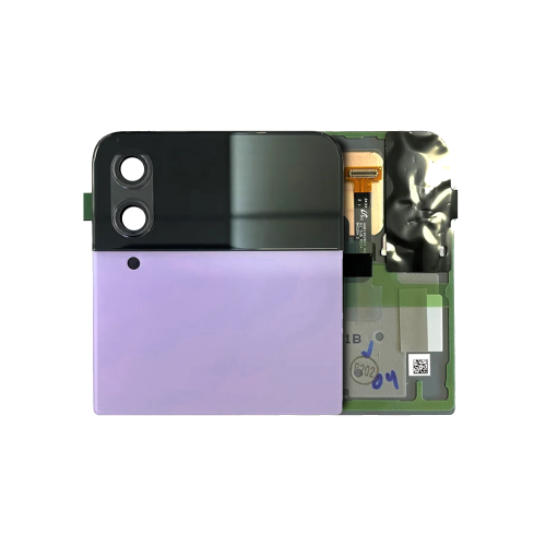 ESOURCE PARTS  Replacement Outer Oled Assembly Compatible With Samsung Galaxy Z Flip 4 5G (Service Pack) (Bora Purple)