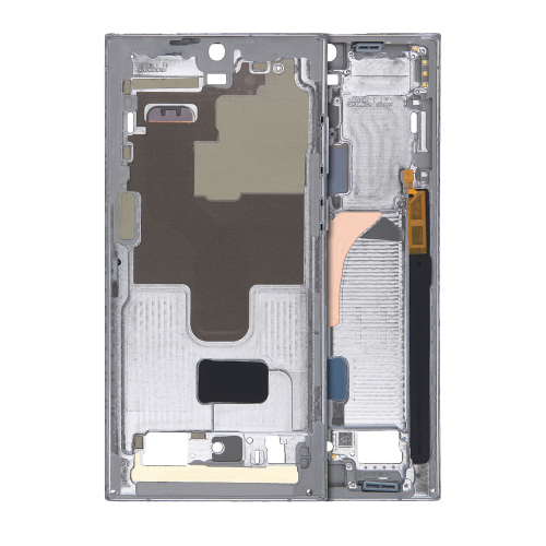 Replacement Mid-Frame Housing Compatible With Samsung Galaxy S22 Ultra 5G (Graphite)