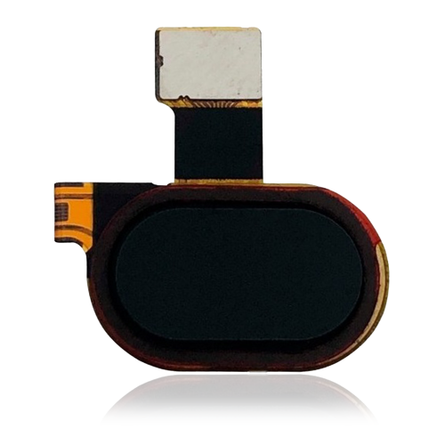 Replacement Home Button With Flex Cable Compatible With Motorola Moto G5 (Black)