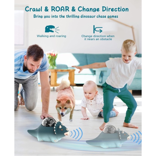 Dinosaur Toys for Kids 3-5, Dinosaur Night Light Projector Lamp for Kids Bedroom, Birthday Gift for Toddler, Dinosaur Projector Nightlight for Boys