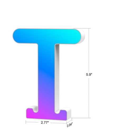 Light Up Letters LED Letter - Bedroom Lighted Letter Colorful Glitter Alphabet Music Sync Color Changing Letters for Boy Girl Gift Birthday Christmas