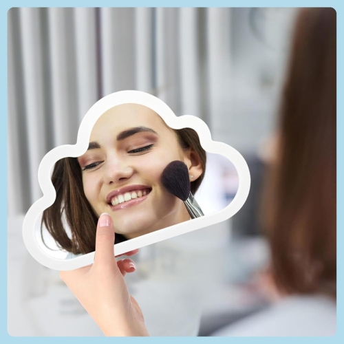 20 Flowers Cloud Mirror Tulip Lamp,DIY Handmade Tulip Night Light, Light and Mirror 2 in 1 Portable LED Bedside Lamps, Suitable for Couples, Friends,