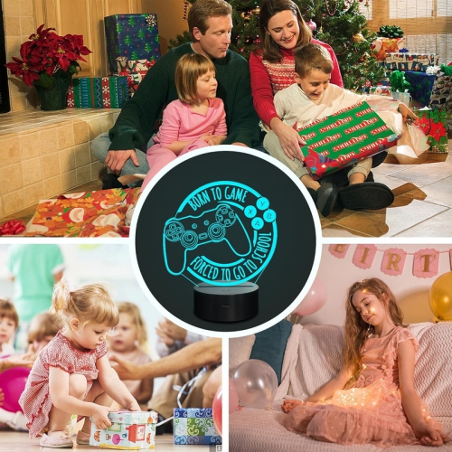Veilleuse de jeu, lampe de jeu pour enfants, cadeau de veilleuse de console de jeu, cadeaux d'anniversaire de Noël pour les garçons copains lui, Born