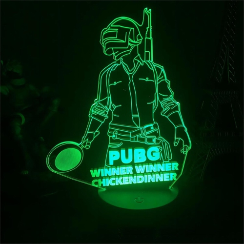 3D holographic fantasy children's night light, 7 colors. This night light is touch sensitive and can be powered by USB