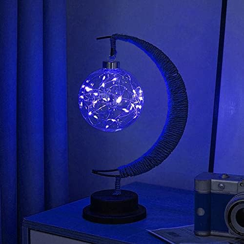 Lampe lunaire enchantée, lampe lunaire enchantée par arbre scintillant, lampe de lune, veilleuse Magic Moon pour Noël Cadeau de Noël Décoration de