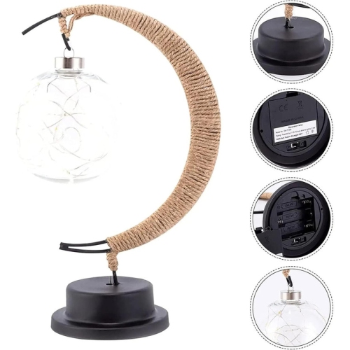 Lampe lunaire enchantée, lampe lunaire enchantée par arbre scintillant, lampe de lune, veilleuse Magic Moon pour Noël Cadeau de Noël Décoration de