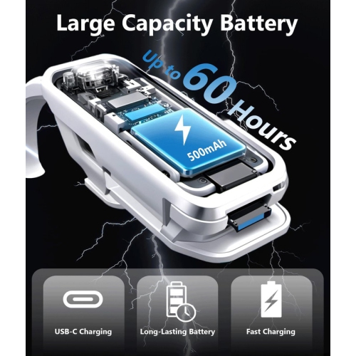 Reading Light for Books in Bed, Rechargeable Book Light with 3 Color & Stepless Dimming Brightness, Portable Clip On Light Reading Lamp Lampe de