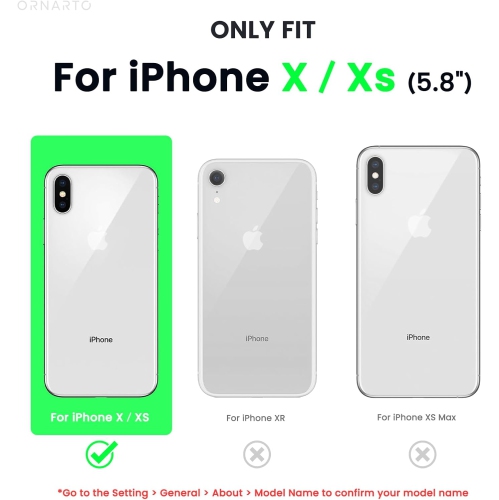 ORNARTO Liquid Silicone Case for iPhone Xs, for iPhone X Slim Liquid Silicone Soft Gel Rubber Case Cover for iPhone Xs(2018) 5.8 inch-Dark Brown