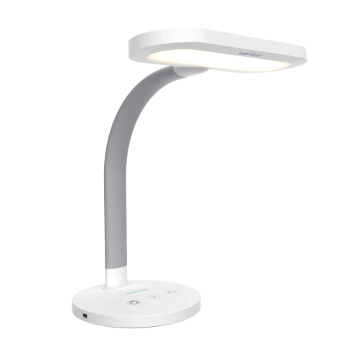 VERILUX  Happylight Duo - 2-In-1 Light Therapy & Task Desk Lamp - Uv-Free Full Spectrum Led, 10, 000 Lux, Adjustable Brightness And Color, Flexible