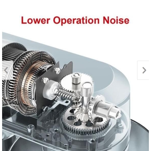 Batteur sur socle à 6 vitesses de 1200&nbsp;W avec bol en acier inoxydable et accessoires de 6&nbsp;L - Rouge