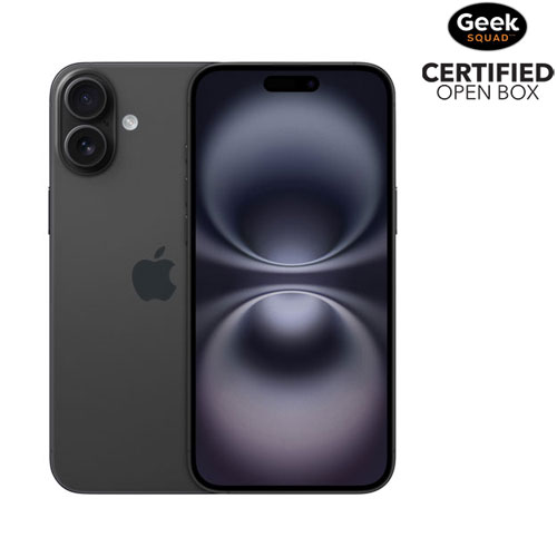 Boîte ouverte - iPhone 16 Plus de 128 Go d'Apple - Noir - Déverrouillé