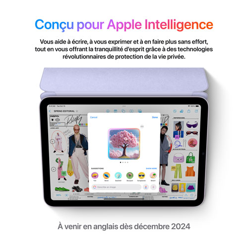 iPad mini 8,3 po 256 Go avec Wi-Fi & 5G d'Apple - Bleu