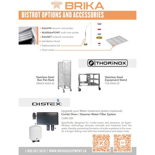 Four électrique Brika Bistrot 6T Vision Combi