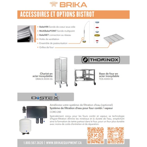 Four électrique Brika Bistrot 6T Vision Combi