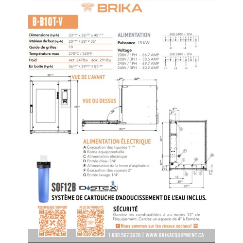 Brika Bistrot Electric Oven 10T Vision Combi Oven