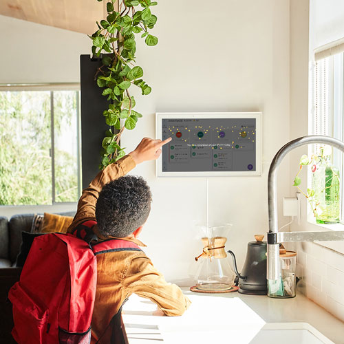 Écran tactile intelligent avec calendrier de 15 po de Skylight - Blanc