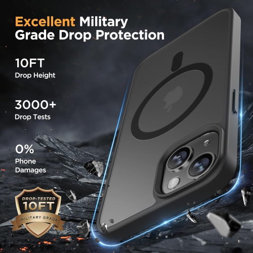 [CS] Matte Silicone Hybrid Magnetic MagSafe Case Cover for iPhone 11, Grey