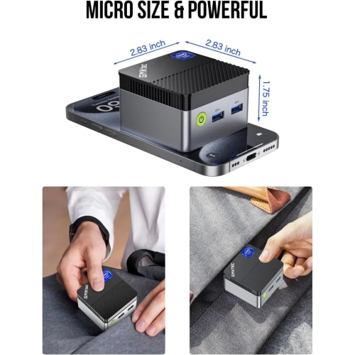 GMKtec Mini PC N97 with Windows 11 Pro – 12th Gen Intel Alder Lake
