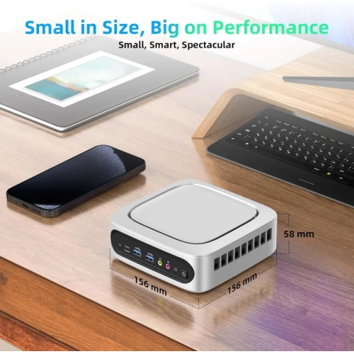 Mini PC with Intel Core i9-11900H – 32GB RAM, 1TB NVMe SSD, 4K Triple Display, WiFi 6, Dual 2.5G LAN
