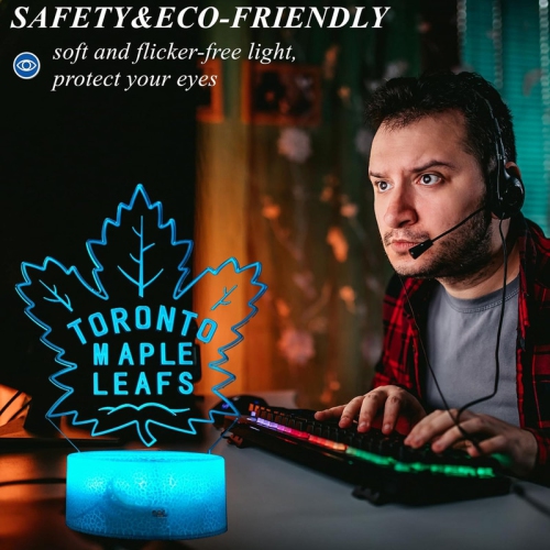 3D Maple Leaf Night Light, Maple Tress Lamp, 7 Color Changing with Remote Control+Timer+Dim, Christmas Birthday Gifts for Girls Boys Men Women