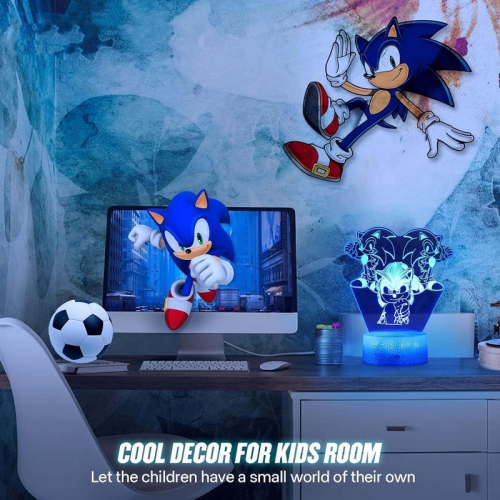 Night Light for Kids,3D Illusion 16 Colors Changing LED Night Lamp with Remote and Touch Control Toys are Gifts