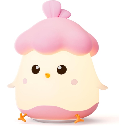 Night Light for Kids Bedroom with Dimming Function,Rechargeable LED Night Light Lamp with 15 or 30 Minutes Timer & Tap Control