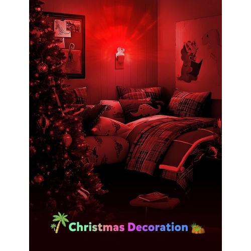 Dinosaur Night Light for Kids [2 Pack], 8 Color Changing Plug in Night Light for Kids, Baby Night Light with Dusk to Dawn Sensor, Night Light